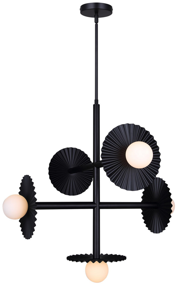 Canarm Canada - ICH1210A05BK9 - Five Light Chandelier - Payton - Matte Black