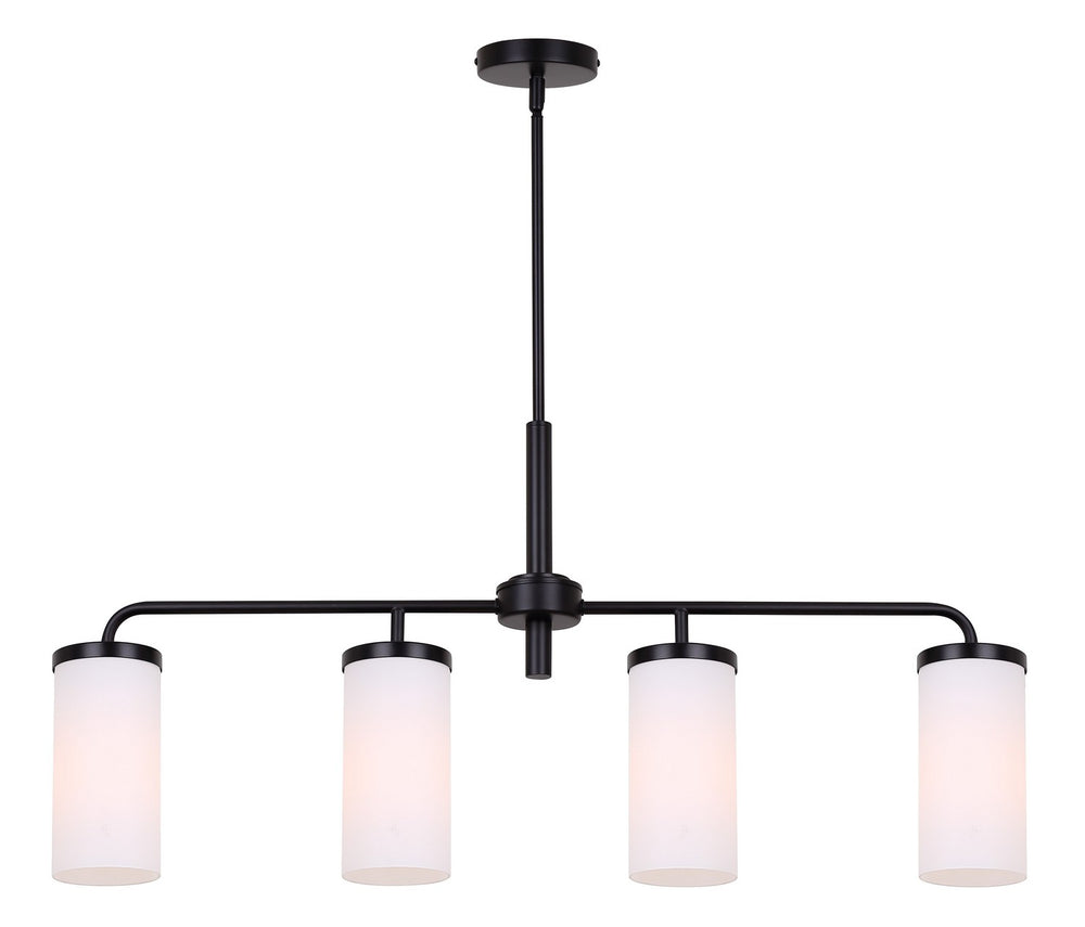 Canarm Canada - ICH2029B04BK - Four Light Chandelier - Malloy - Matte Black