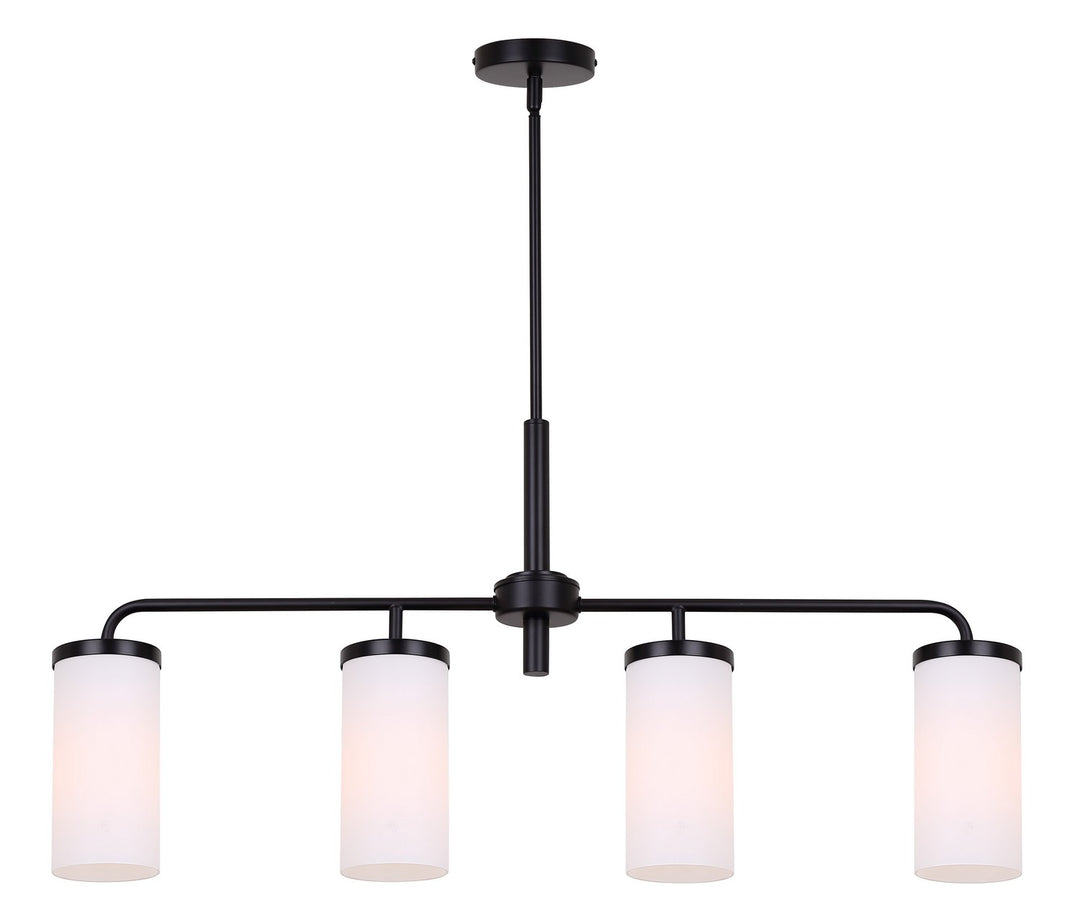 Canarm Canada - ICH2029B04BK - Four Light Chandelier - Malloy - Matte Black