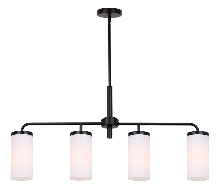Canarm Canada - ICH2029B04BK - Four Light Chandelier - Malloy - Matte Black