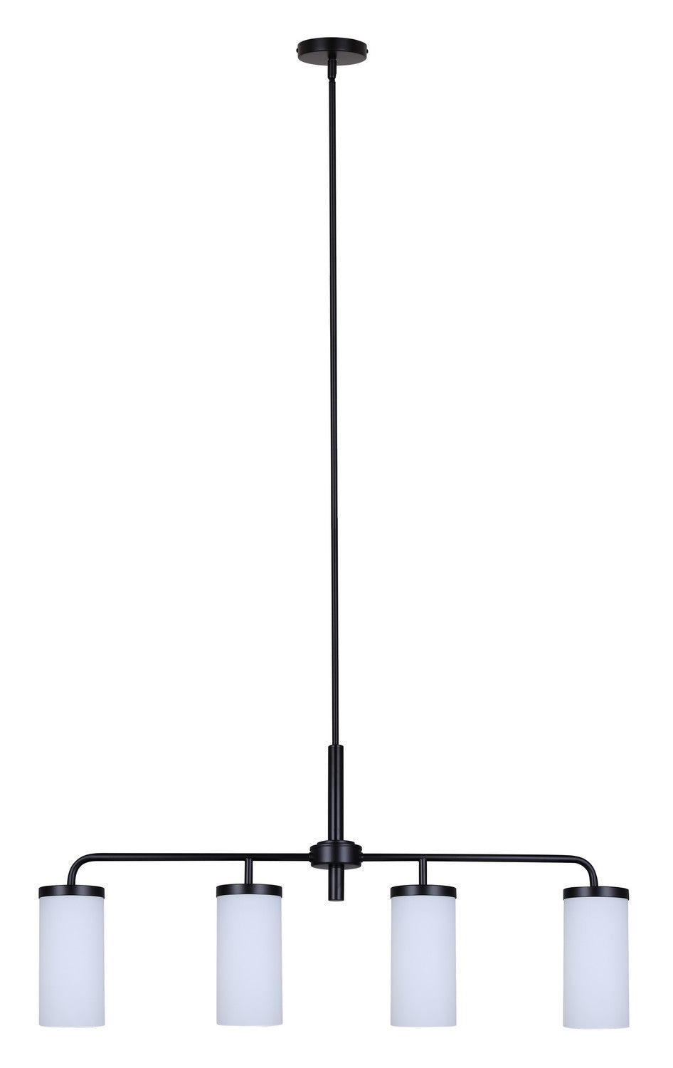 Canarm Canada - ICH2029B04BK - Four Light Chandelier - Malloy - Matte Black