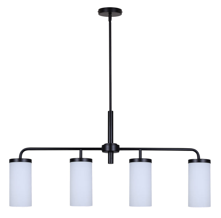 Canarm Canada - ICH2029B04BK - Four Light Chandelier - Malloy - Matte Black