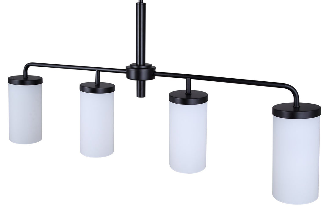 Canarm Canada - ICH2029B04BK - Four Light Chandelier - Malloy - Matte Black