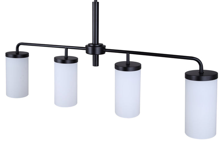 Canarm Canada - ICH2029B04BK - Four Light Chandelier - Malloy - Matte Black