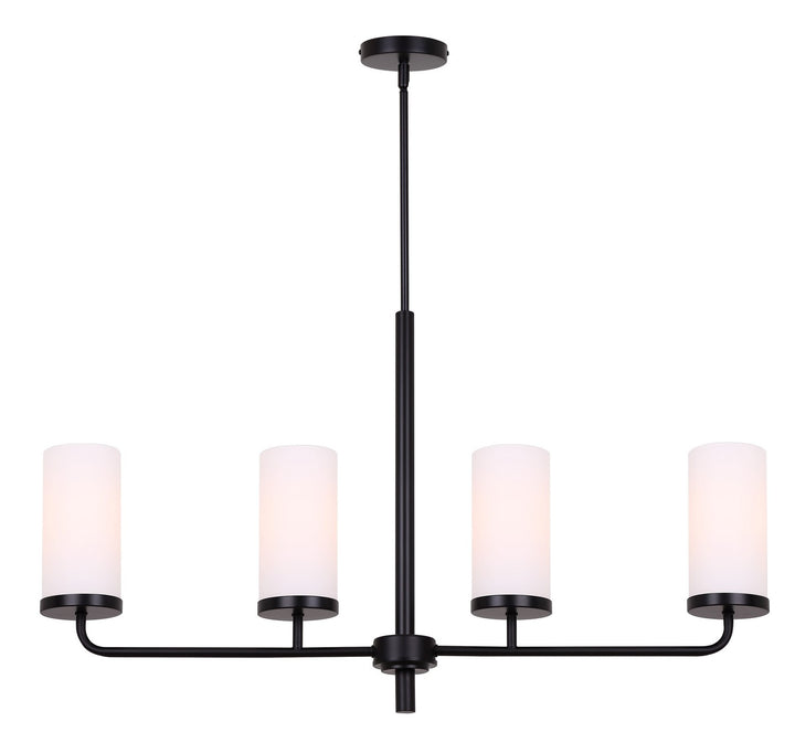 Canarm Canada - ICH2029B04BK - Four Light Chandelier - Malloy - Matte Black