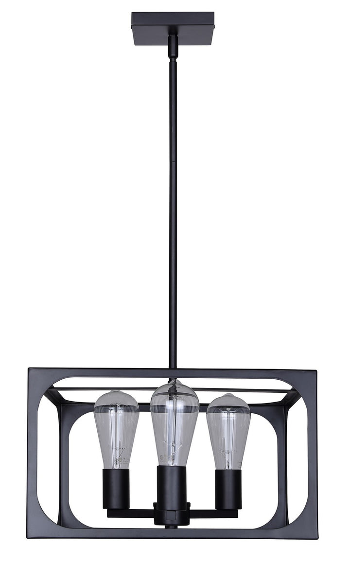 Canarm Canada - ICH2180B03BK14 - Three Light Chandelier - Zelie - Matte Black