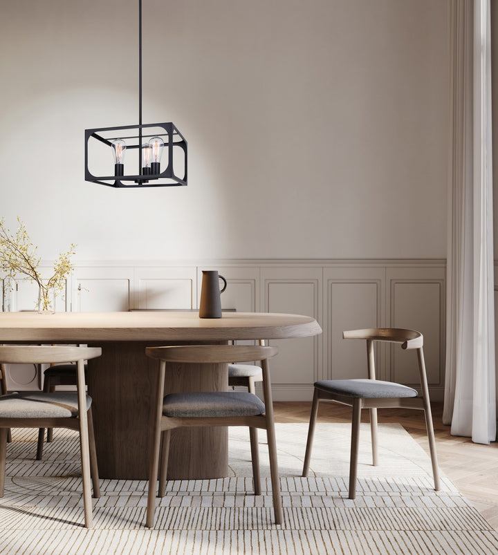 Canarm Canada - ICH2180B03BK14 - Three Light Chandelier - Zelie - Matte Black