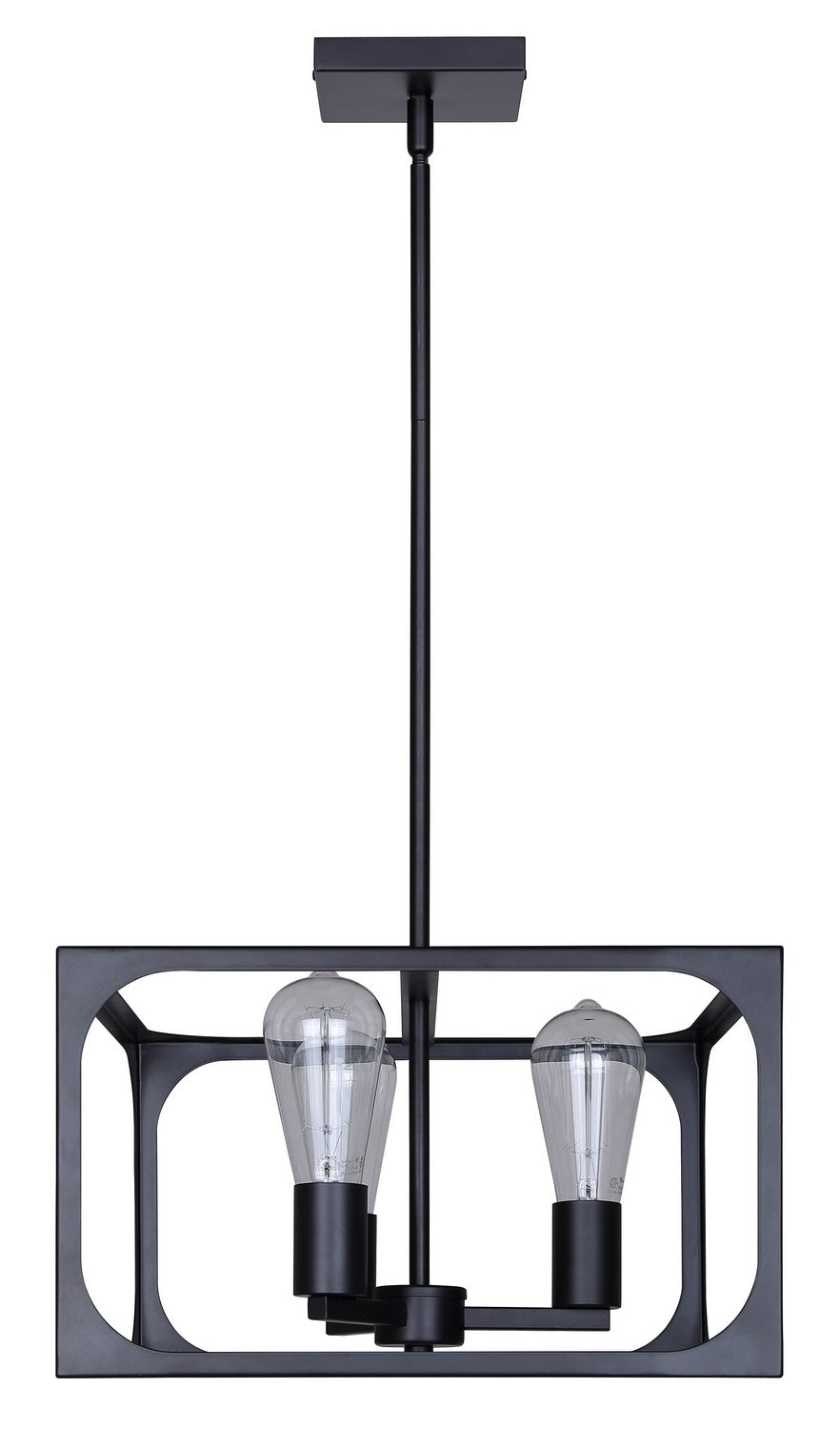 Canarm Canada - ICH2180B03BK14 - Three Light Chandelier - Zelie - Matte Black