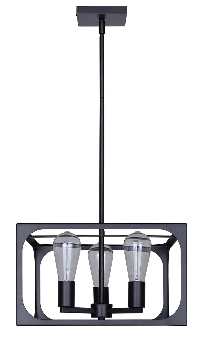 Canarm Canada - ICH2180B03BK14 - Three Light Chandelier - Zelie - Matte Black