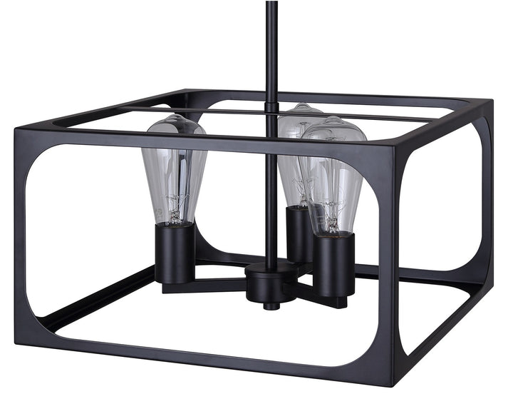 Canarm Canada - ICH2180B03BK14 - Three Light Chandelier - Zelie - Matte Black