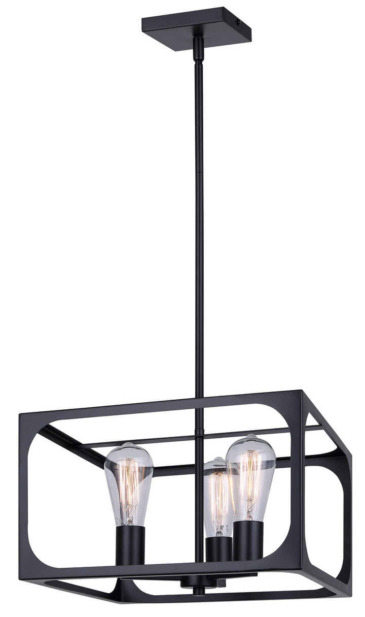 Canarm Canada - ICH2180B03BK14 - Three Light Chandelier - Zelie - Matte Black