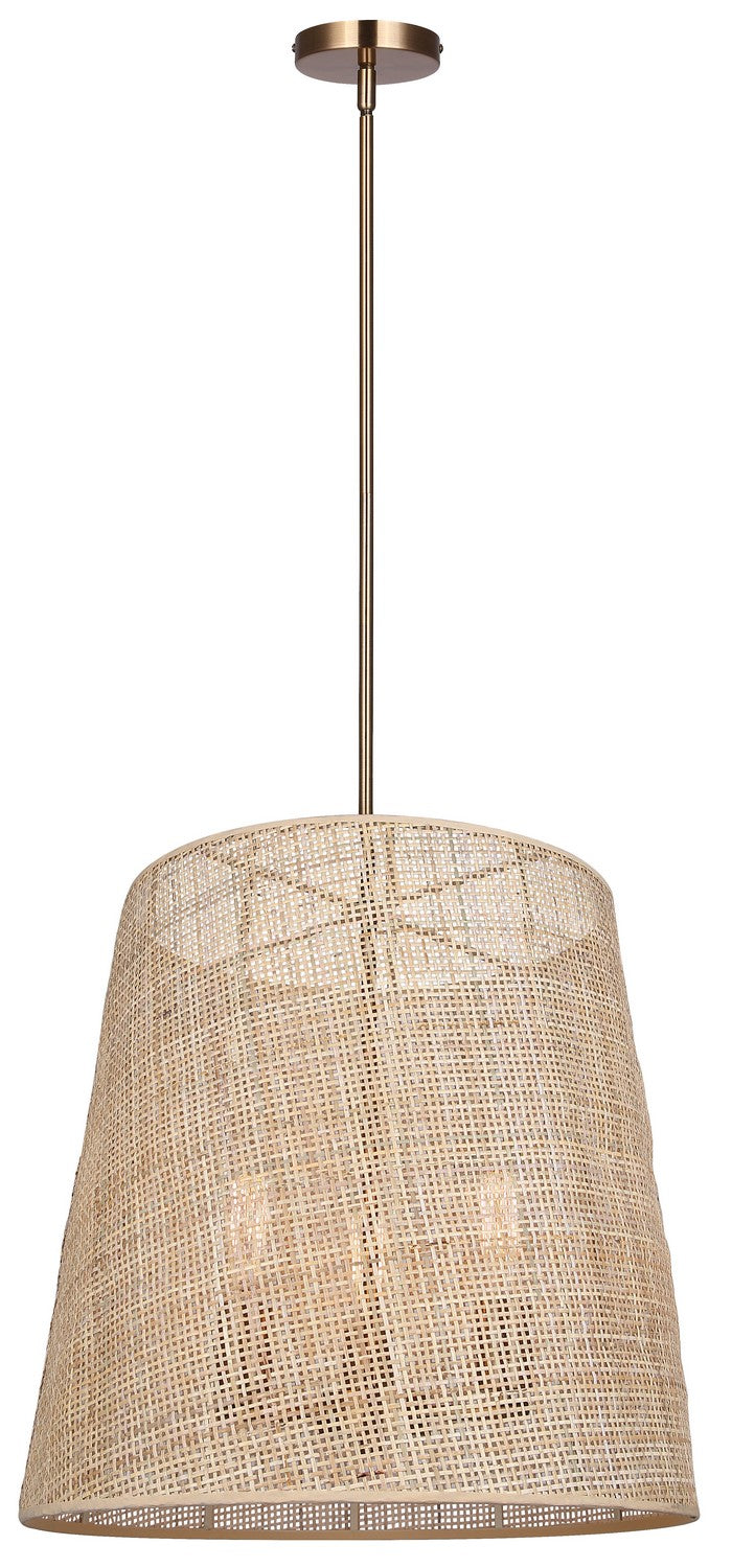 Canarm Canada - ICH2207B03GD18 - Three Light Chandelier - Mia - Black