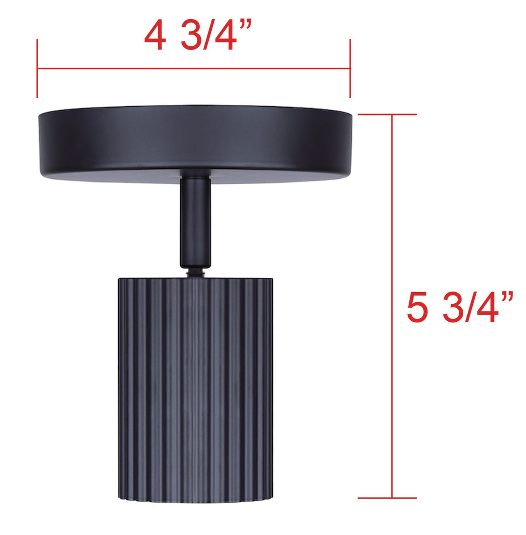 Canarm Canada - ICW1119A01BK10 - One Light Track Lighting - Rexton - Black