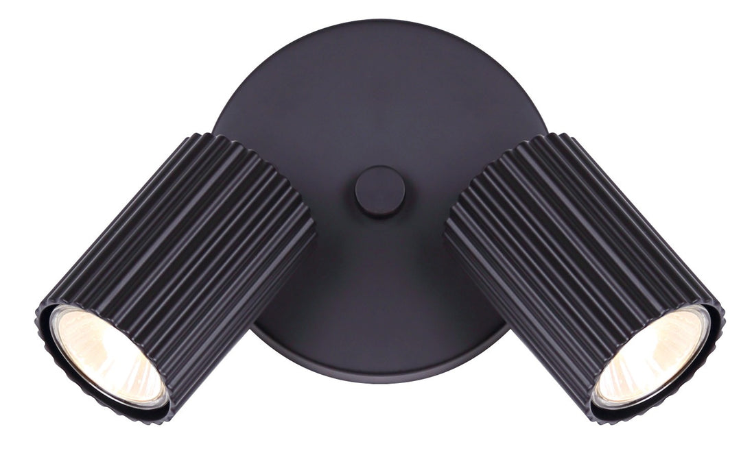 Rexton Two Light Track Lighting in Black - available from The Lighting Shoppe, trusted by Canadian homeowners
