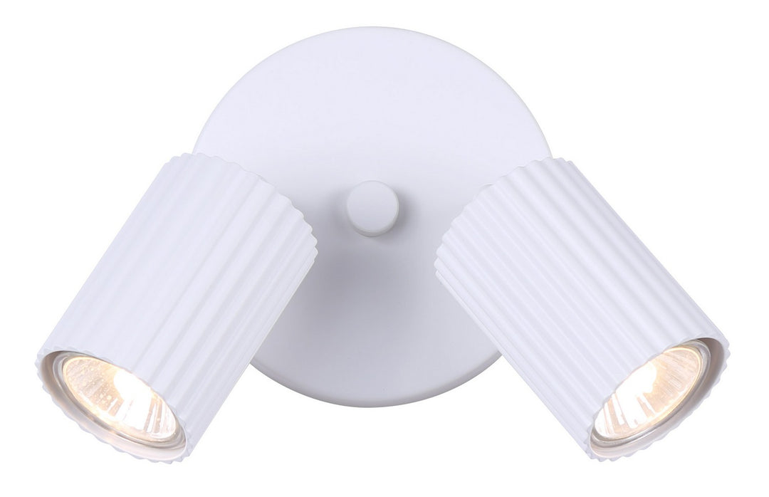 Rexton Two Light Track Lighting in White - available from The Lighting Shoppe, trusted by Canadian homeowners
