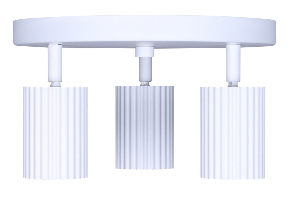 Canarm Canada - ICW1119A03WH10 - Three Light Track Lighting - Rexton - White