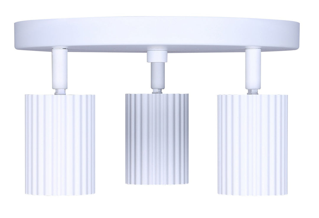 Canarm Canada - ICW1119A03WH10 - Three Light Track Lighting - Rexton - White