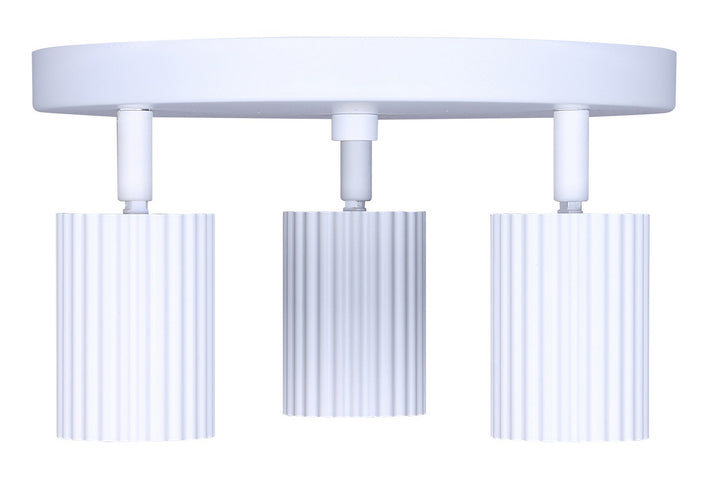 Canarm Canada - ICW1119A03WH10 - Three Light Track Lighting - Rexton - White