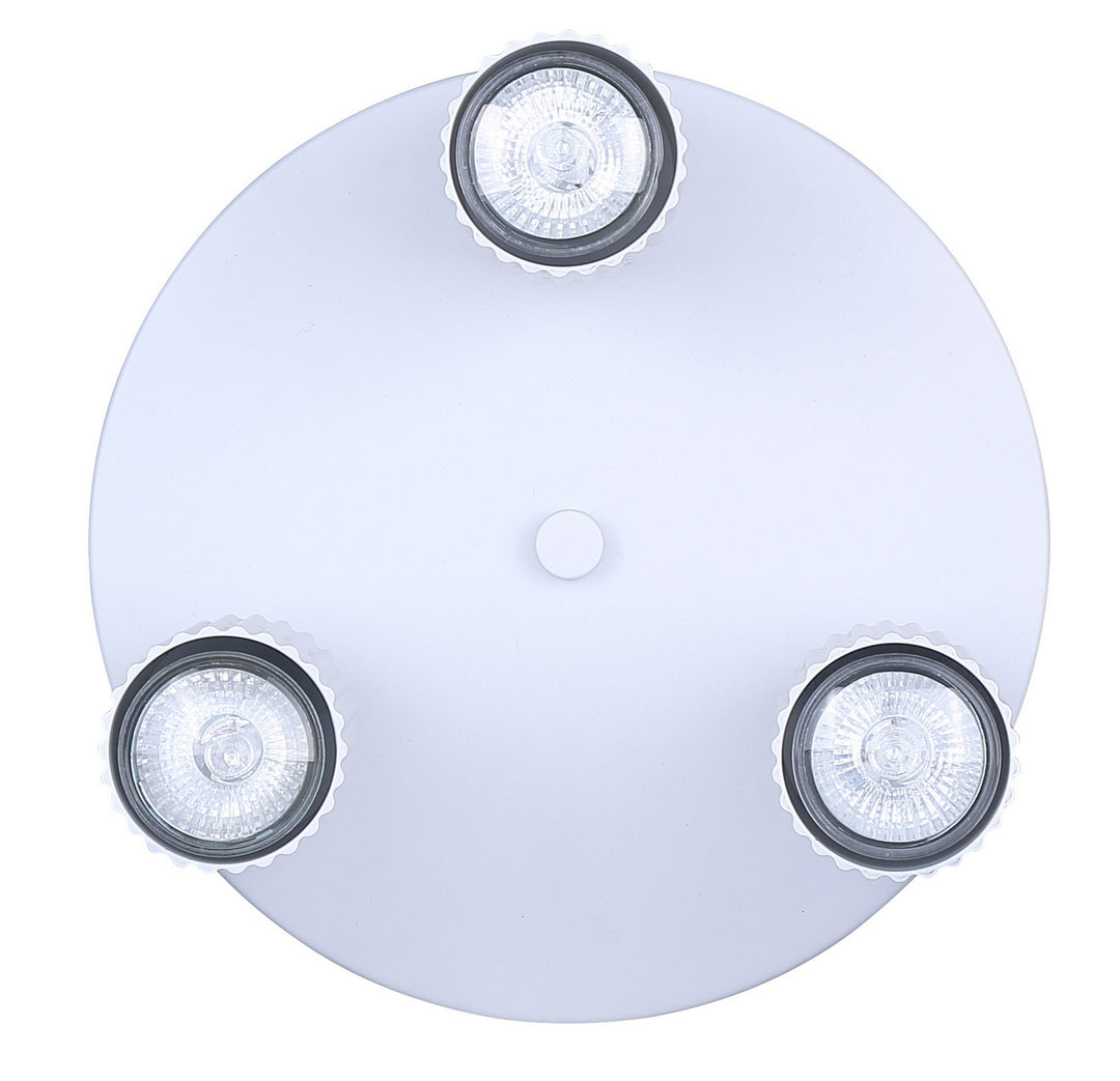 Canarm Canada - ICW1119A03WH10 - Three Light Track Lighting - Rexton - White