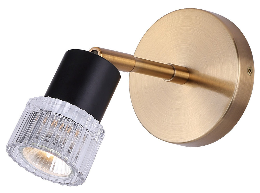 Elsee One Light Track Lighting in Black/Gold - available from The Lighting Shoppe, trusted by Canadian homeowners