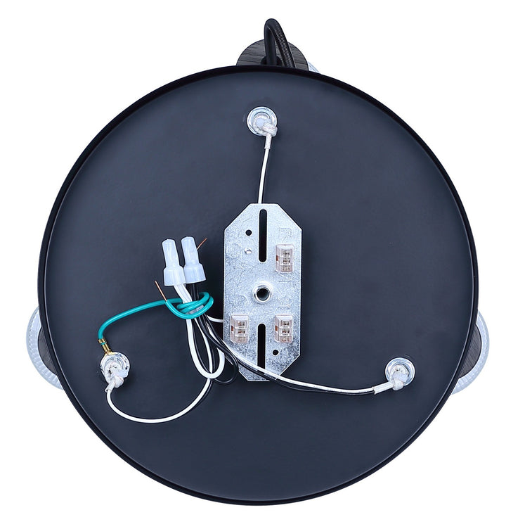 Canarm Canada - ICW1198A03BKW10 - Three Light Ceiling/Wall Mount - Owen - Matte Black