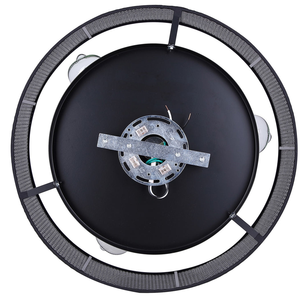 Canarm Canada - IFM1149A15BK - Three Light Flush Mount - Bellamy - Black