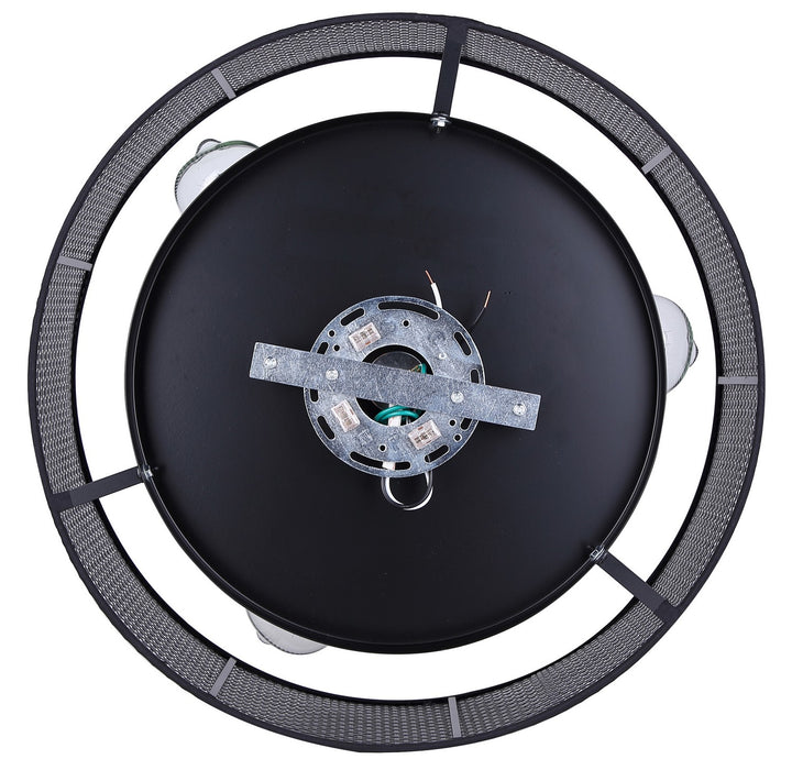 Canarm Canada - IFM1149A15BK - Three Light Flush Mount - Bellamy - Black