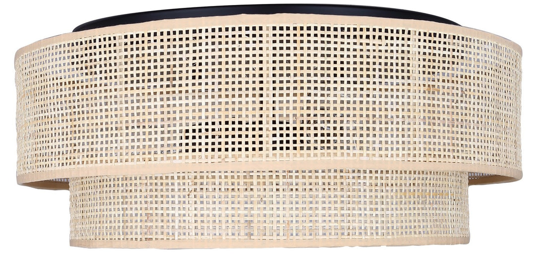 Canarm Canada - IFM1149A19NBK - Three Light Flush Mount - Bellamy - Black