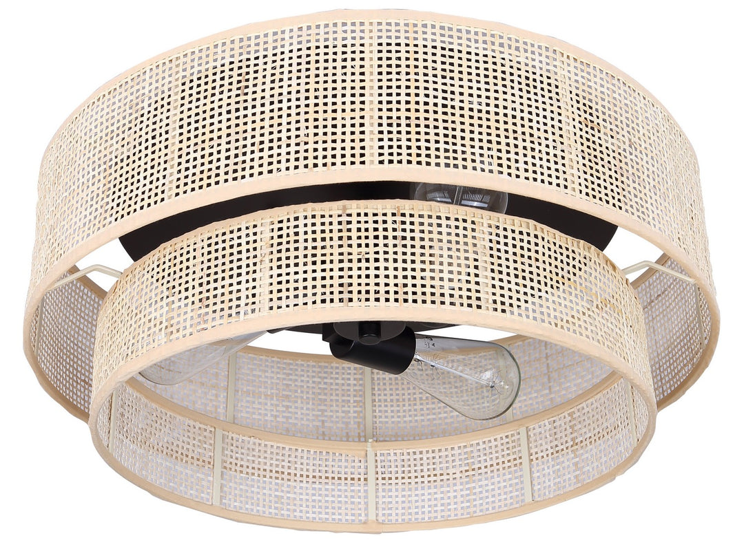 Canarm Canada - IFM1149A19NBK - Three Light Flush Mount - Bellamy - Black