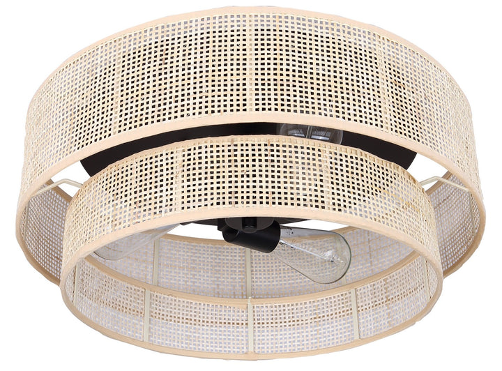 Canarm Canada - IFM1149A19NBK - Three Light Flush Mount - Bellamy - Black