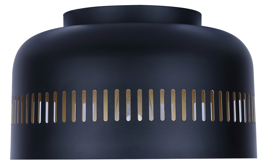 Canarm Canada - IFM1207A13BK - One Light Flush Mount - Miles - Matte Black