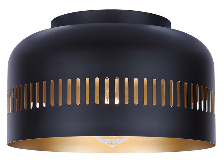 Canarm Canada - IFM1207A13BK - One Light Flush Mount - Miles - Matte Black
