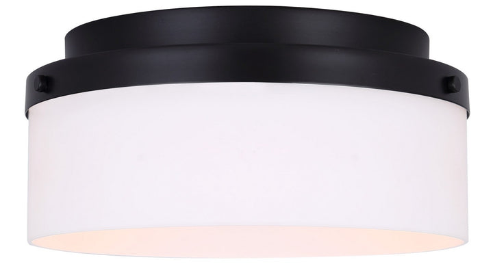 Canarm Canada - IFM2029B12BK - Two Light Flush Mount - Malloy - Black