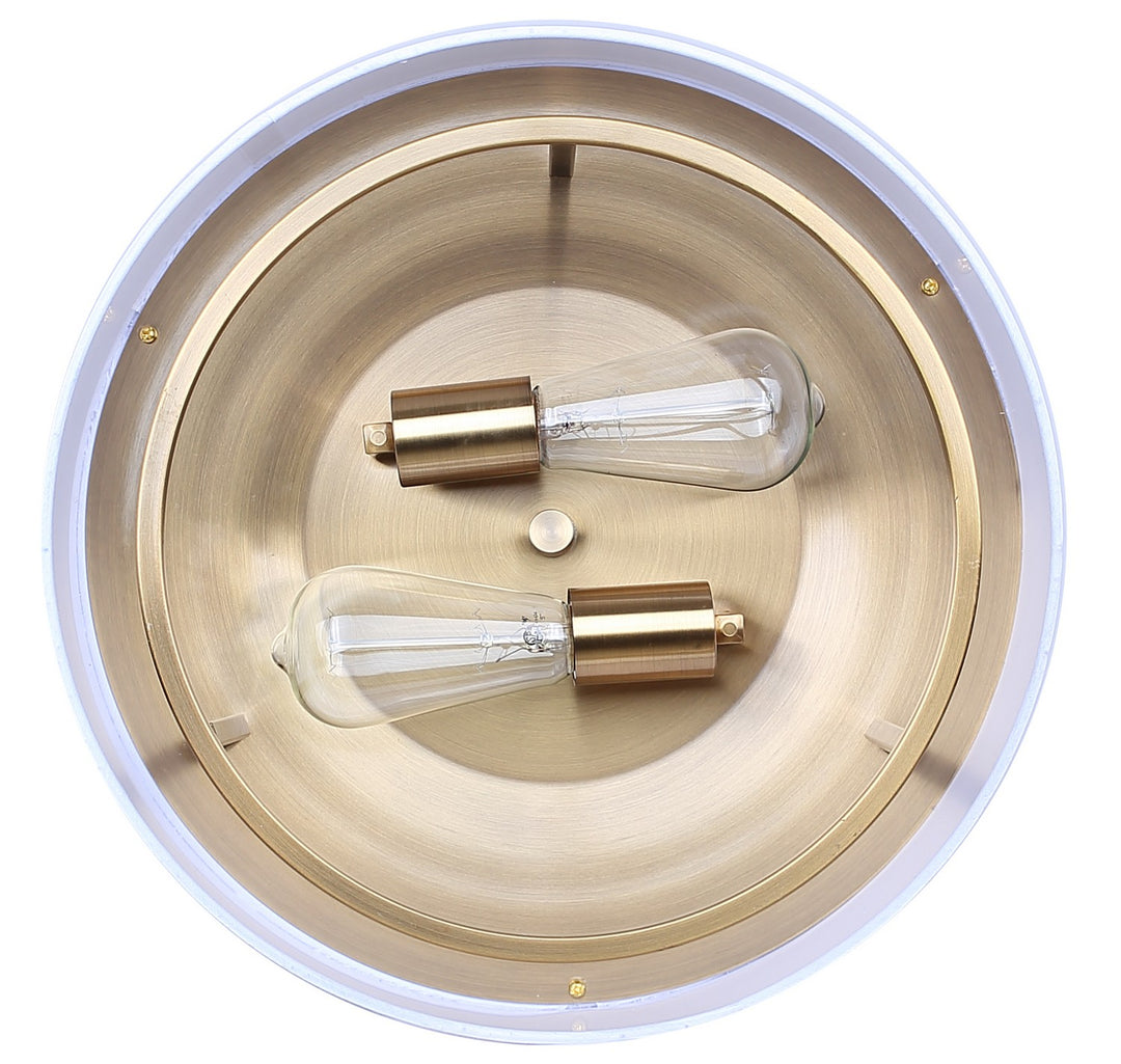 Canarm Canada - IFM2191B15GD - Two Light Flush Mount - Bonnie - Gold