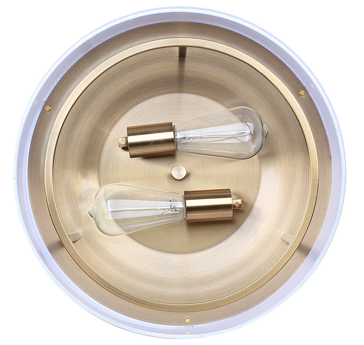 Canarm Canada - IFM2191B15GD - Two Light Flush Mount - Bonnie - Gold
