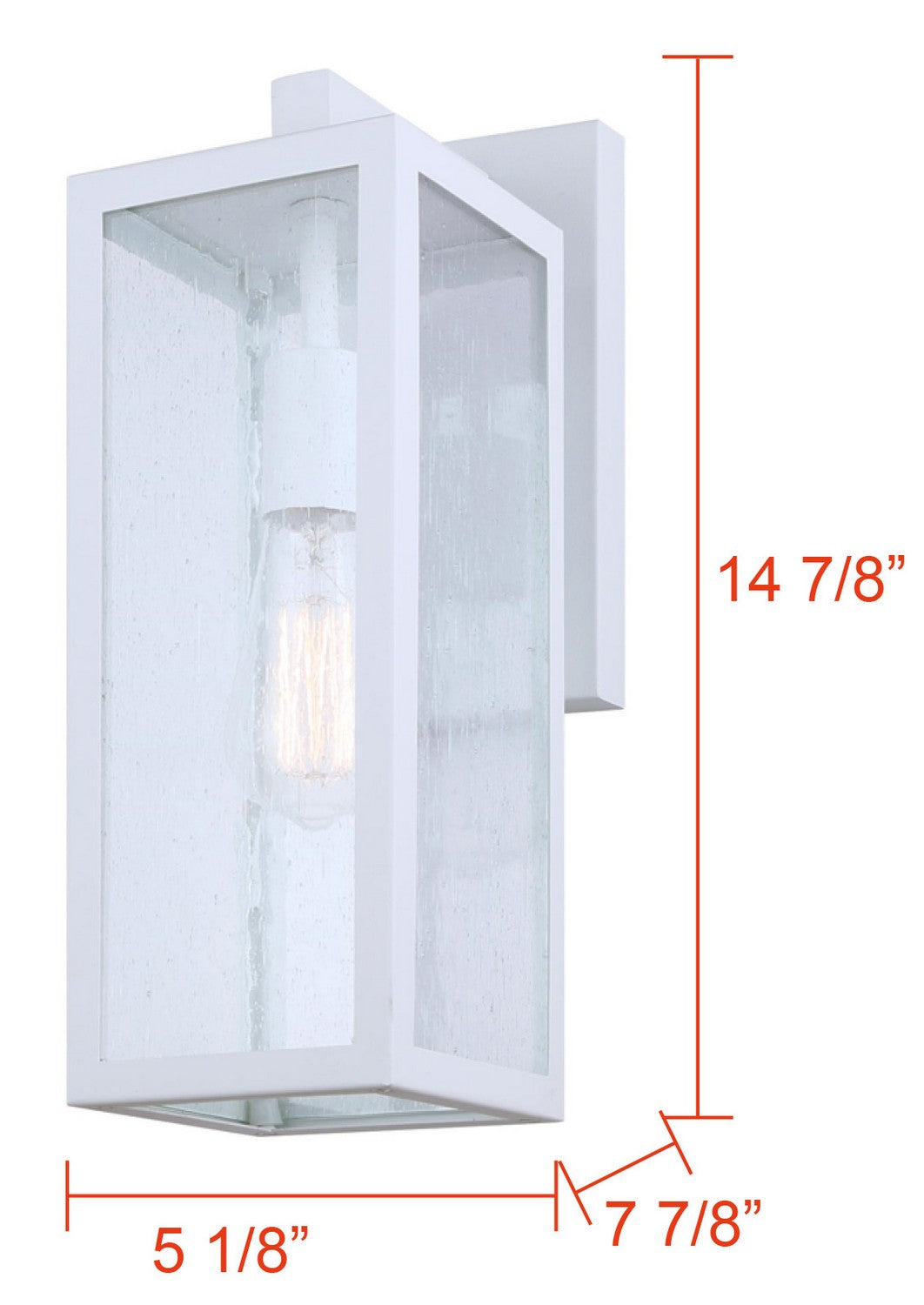 Canarm Canada - IOL456WH - One Light Outdoor Lantern - Newport - White