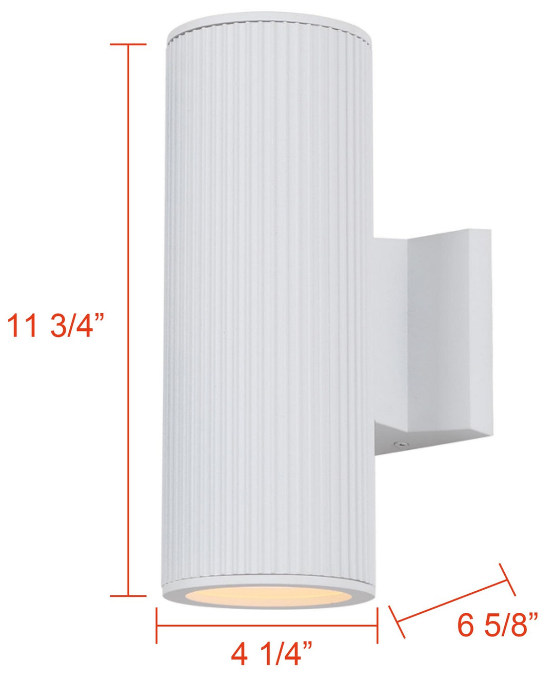 Canarm Canada - IOL639WH - Two Light Outdoor Lantern - Rexton - White