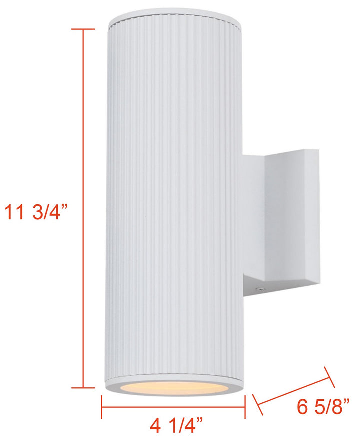 Canarm Canada - IOL639WH - Two Light Outdoor Lantern - Rexton - White