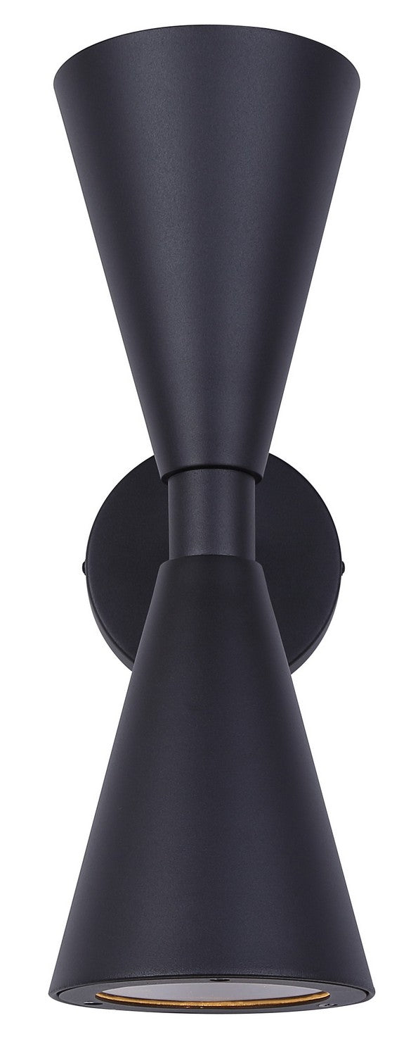 Canarm Canada - IOL658BK - Two Light Outdoor Lantern - Arona - Black