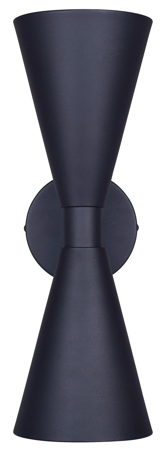 Canarm Canada - IOL658BK - Two Light Outdoor Lantern - Arona - Black