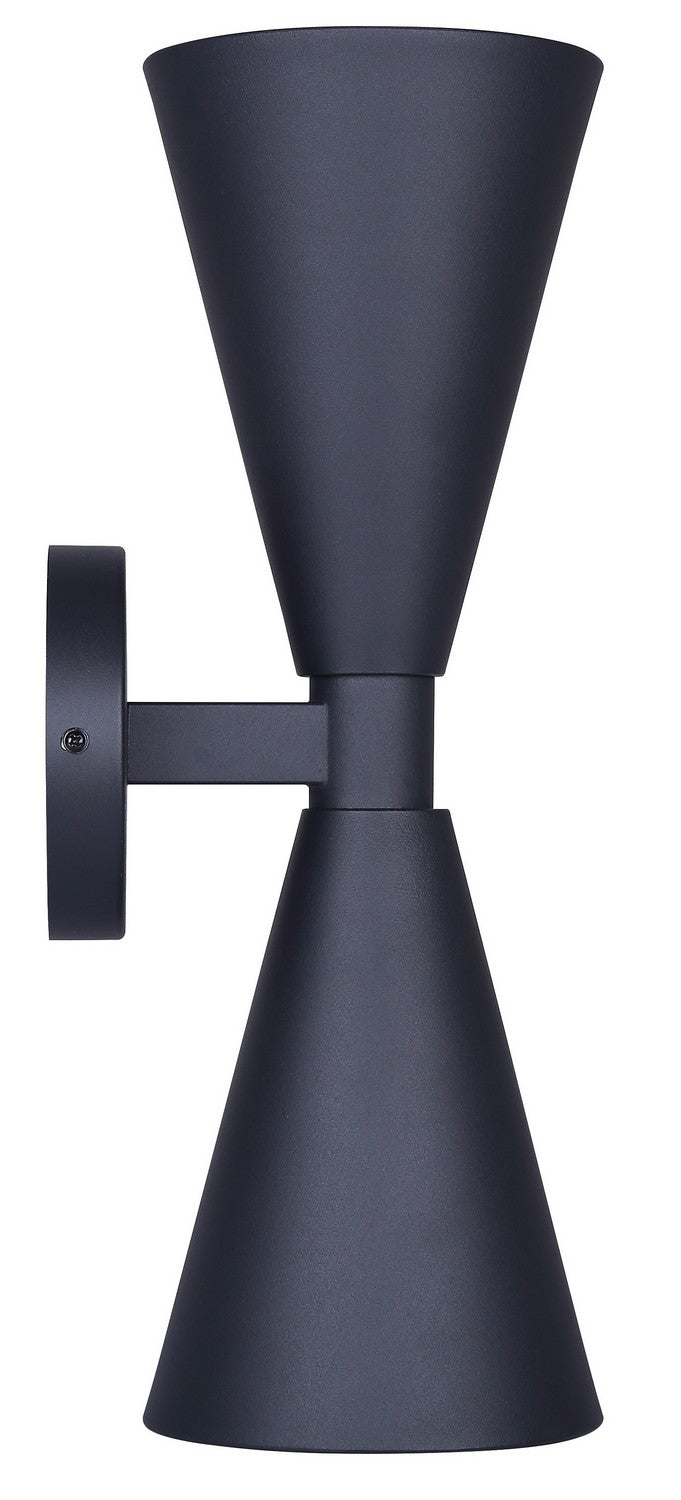 Canarm Canada - IOL658BK - Two Light Outdoor Lantern - Arona - Black