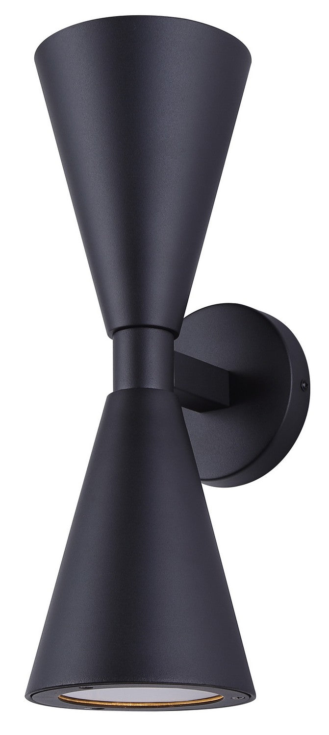Canarm Canada - IOL658BK - Two Light Outdoor Lantern - Arona - Black
