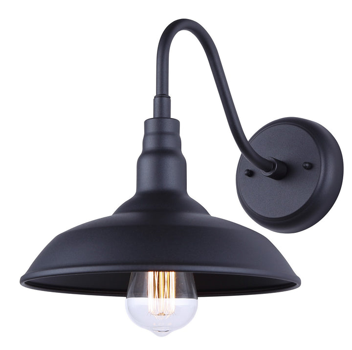Canarm Canada - IOL691BK - One Light Outdoor Wall Mount - Hattie - Sand Black