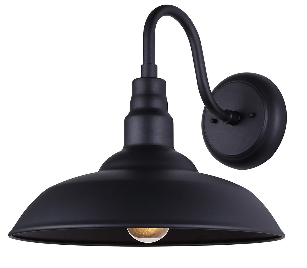 Valec One Light Outdoor Wall Mount in Sand Black - available from The Lighting Shoppe, trusted by Canadian homeowners