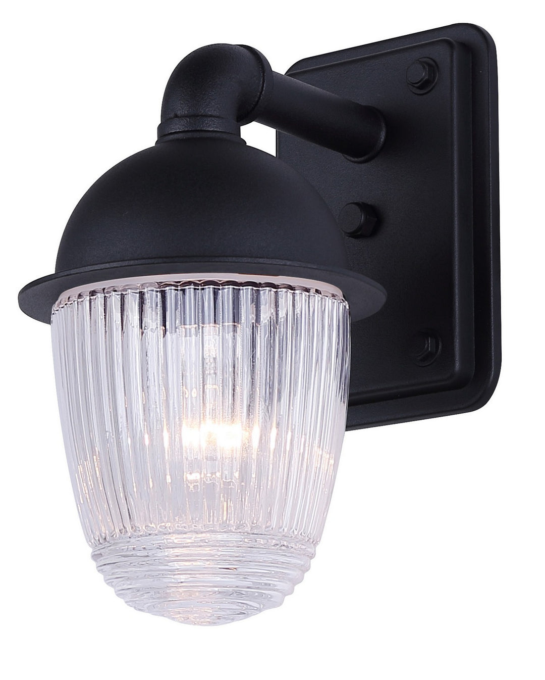 Seni One Light Outdoor Lantern in Black - available from The Lighting Shoppe, trusted by Canadian homeowners