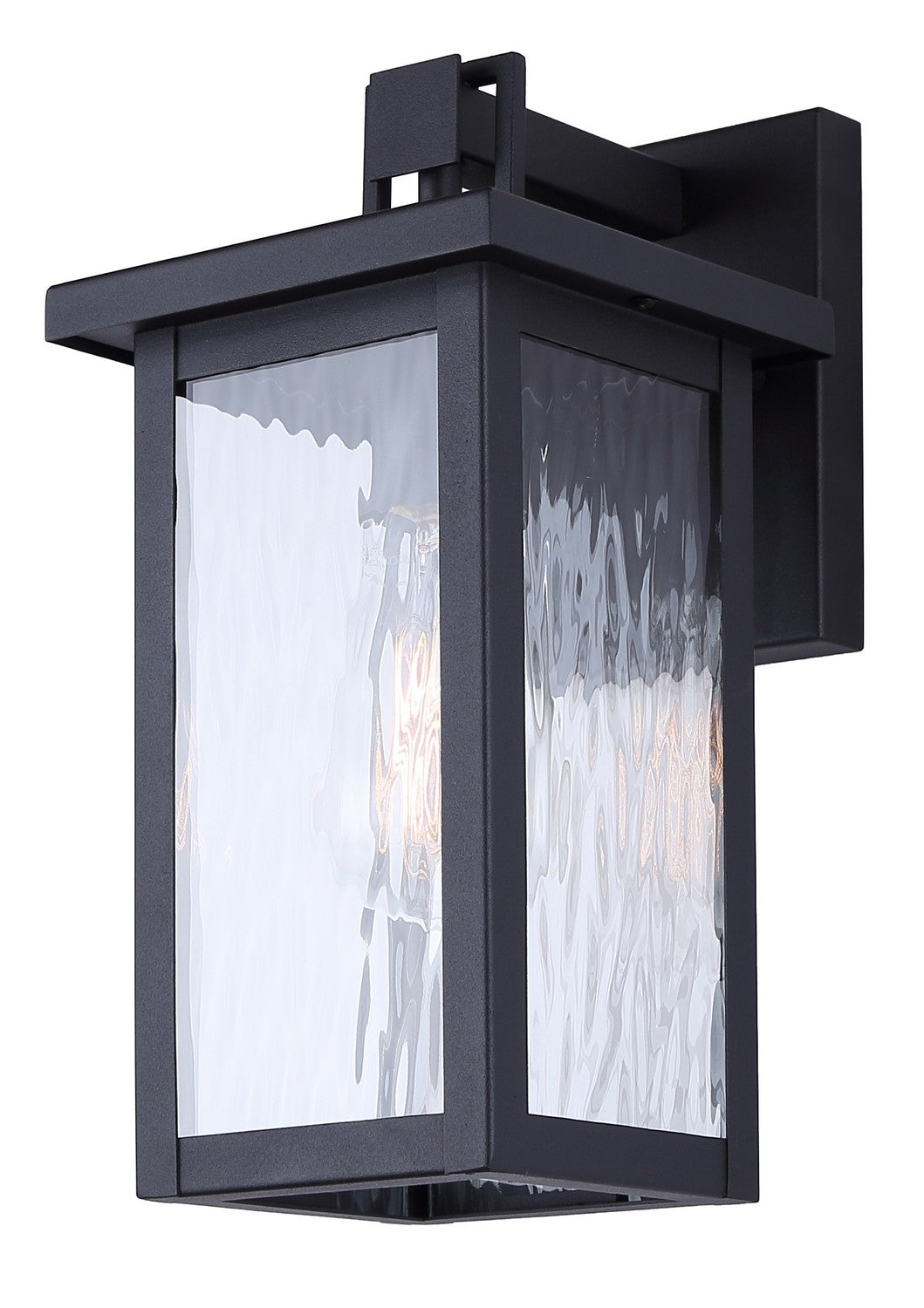 Shana One Light Outdoor Wall Mount in Black - available from The Lighting Shoppe, trusted by Canadian homeowners