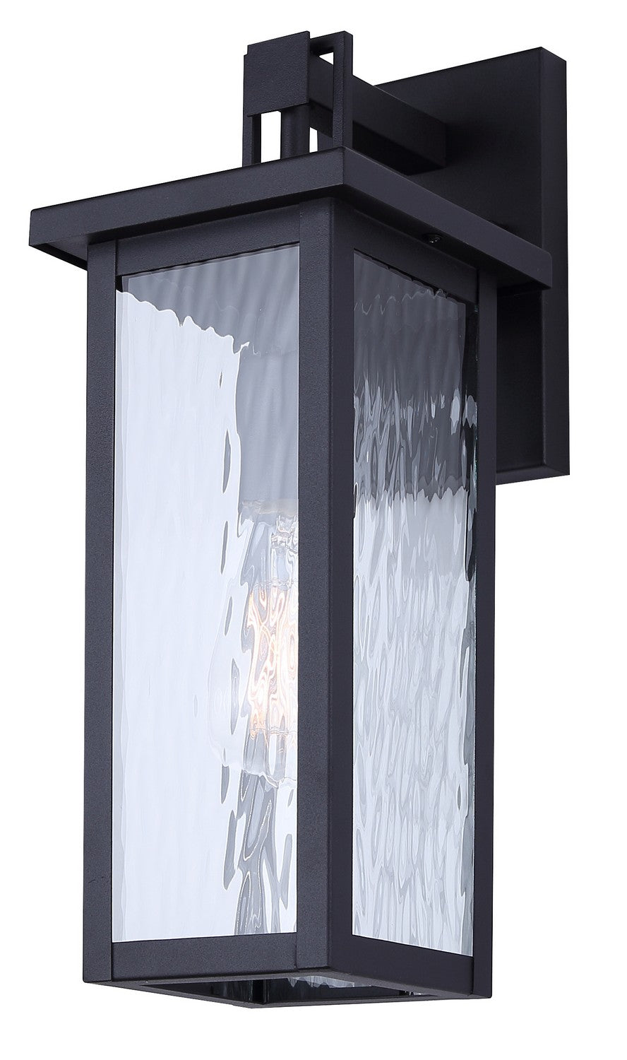 Shana One Light Outdoor Wall Mount in Black - available from The Lighting Shoppe, trusted by Canadian homeowners