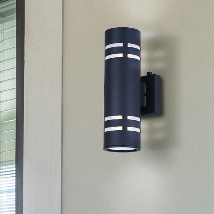 Canarm Canada - IOL710BK - Two Light Outdoor Lantern - Braxton - Black