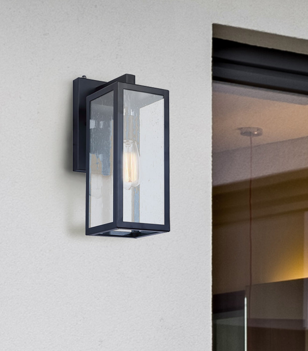 Canarm Canada - IOL711BK - One Light Outdoor Wall Mount - Alaina - Black