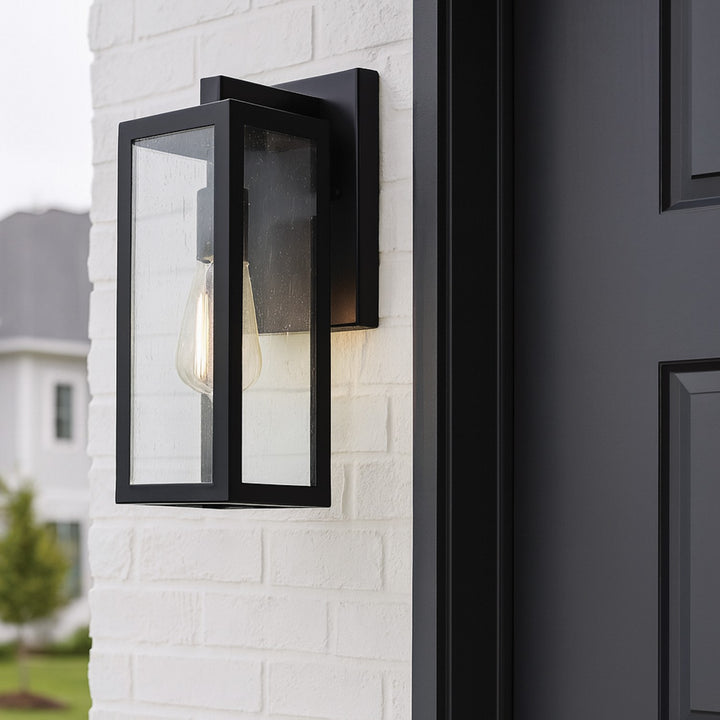 Canarm Canada - IOL711BK - One Light Outdoor Wall Mount - Alaina - Black